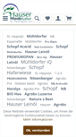 Mobile Screenshot of hauser-pferdefutter.com