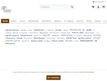 Tablet Screenshot of hauser-pferdefutter.com